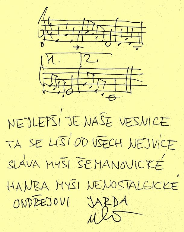Šemanovická hymna Jaroslav Uhlíř a Ondřej Suchý